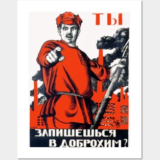 Have You Volunteered for the Red Army? Posters and Art